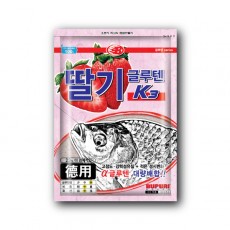 딸기글루텐 K3 (5봉입/덕용) 먹이 미끼 떡밥